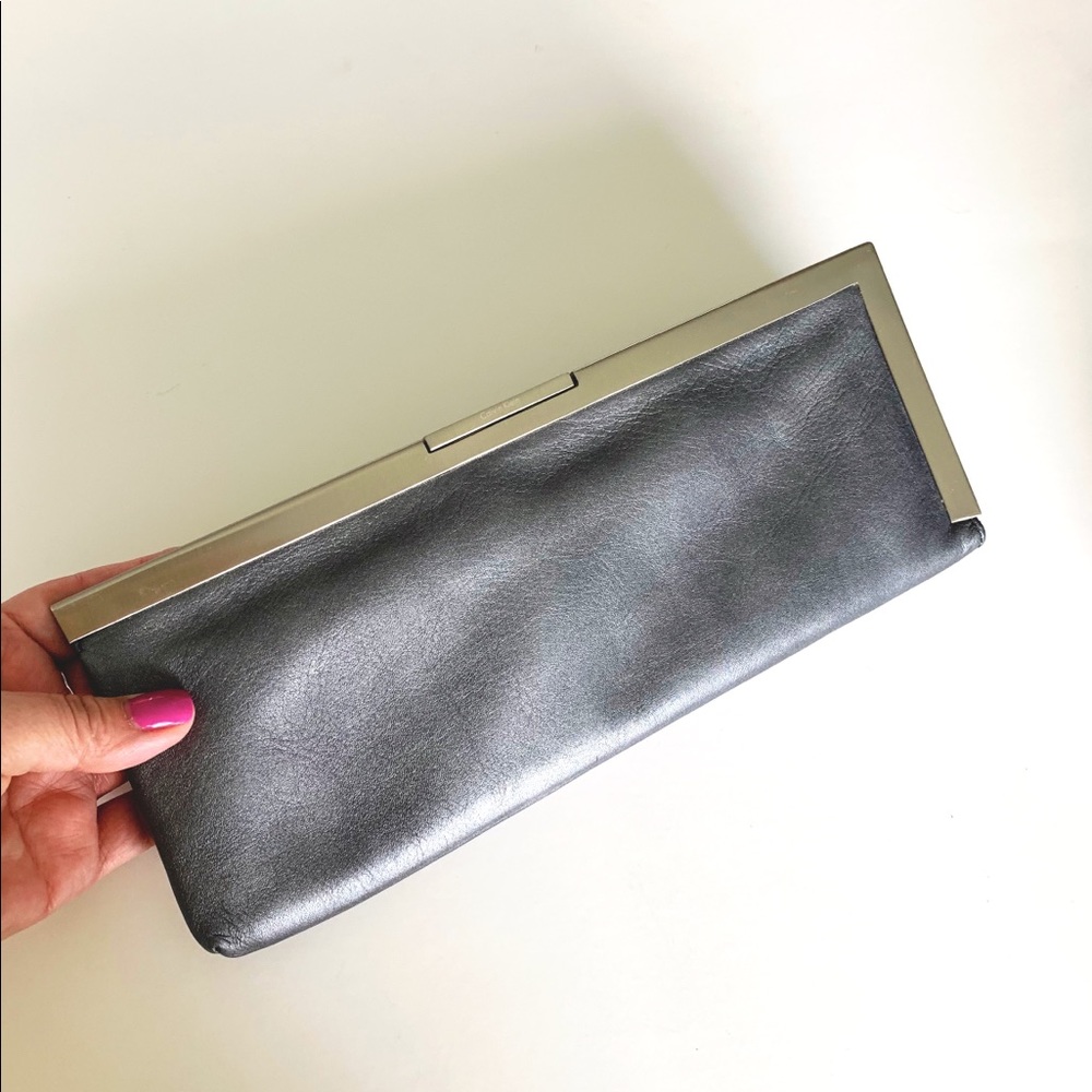 Leather Calvin Klein clutch